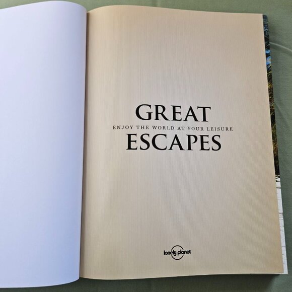 Lonely Planet Great Escapes Enjoy the World at Your Leisure Hardcover Décor Book - Picture 2 of 13